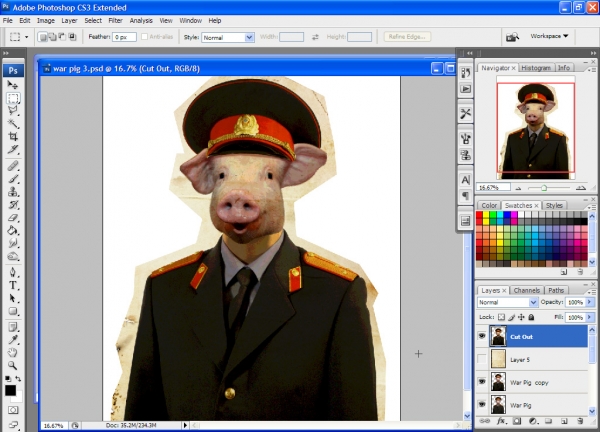 Creation of War Pigs: Step 7